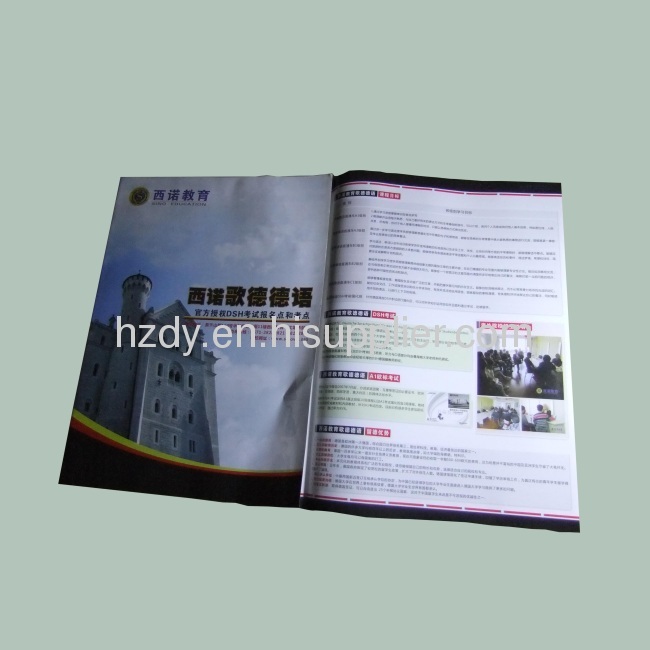 4 color printed brochure for sales promotion or company introduction