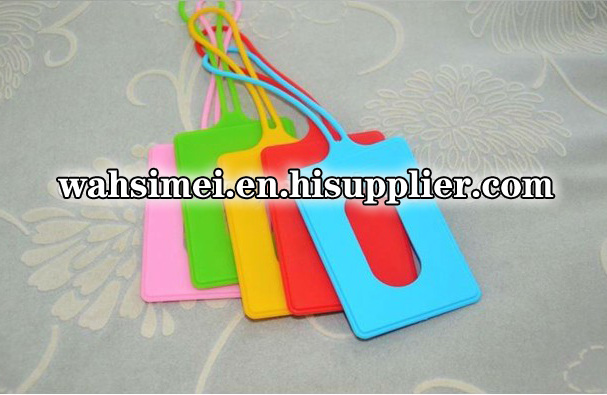 2012 Fashion new design silicone luggage card 