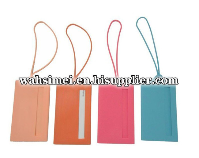 2012 Fashion new design silicone luggage card 