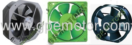 115V and 230V Double voltage AC Axial Fan with ball bearing for ventilation