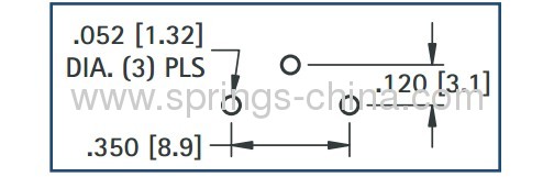 Snap-In PC Button And Leaf Spring Contacts For AA,N Battery