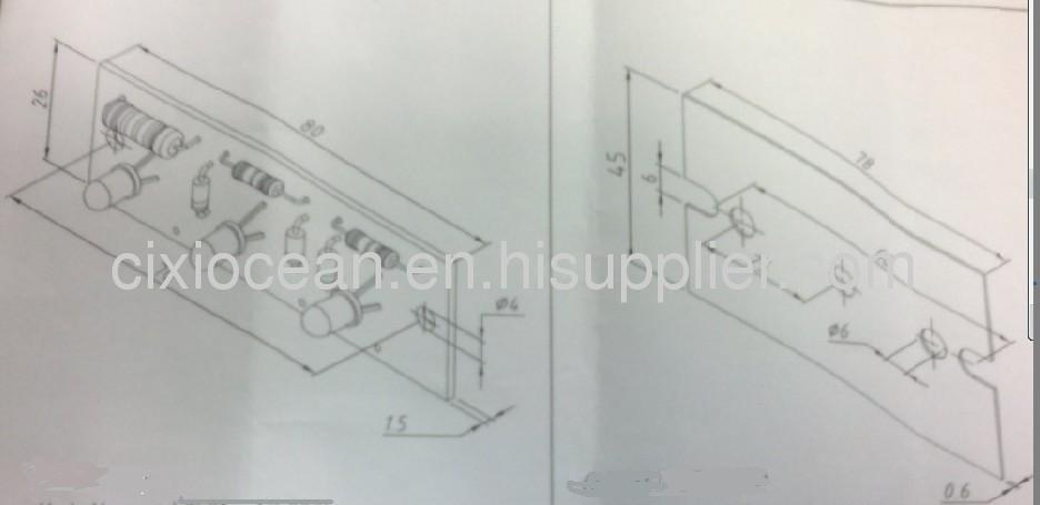 PCBOF WATER COOLER , WATER COOLER PCB ASSEMBLY ,PARTS OF WATER COOLER