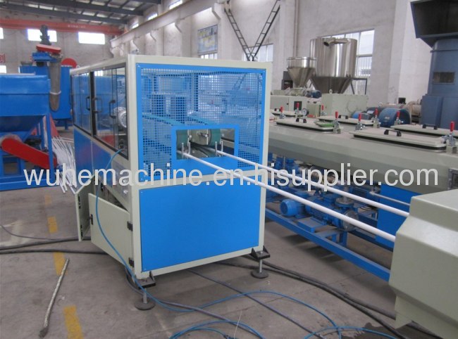 PVC double pipe extrusion line 