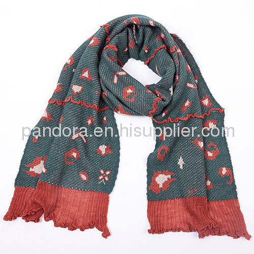 Fashion Christmas Knitting Infinity Scarf Pattern Gift For Women