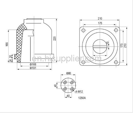 Isolation contact spout bushings