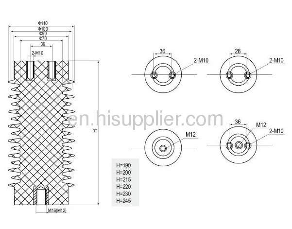 Bus support insualtor 