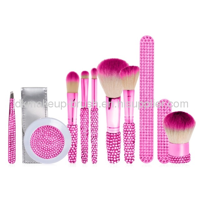 11-Piece Gem Makeup Brush set