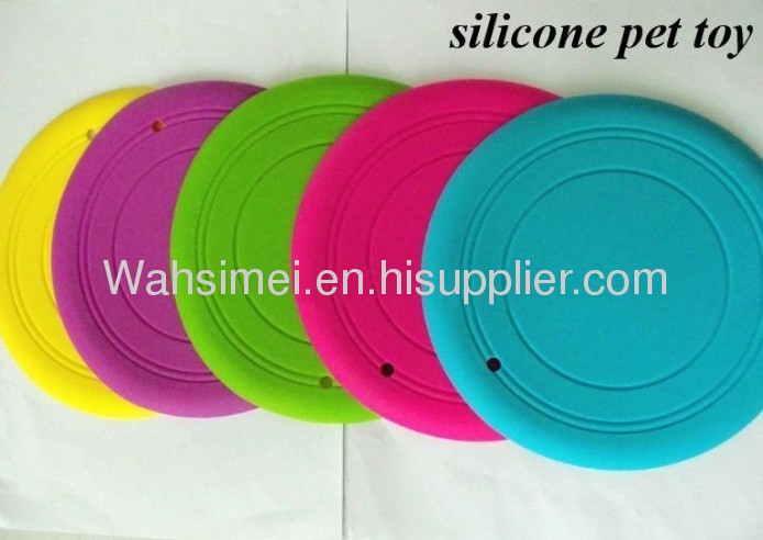 Promotional silicone flying discs for dogs