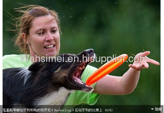 Promotional silicone flying discs for dogs