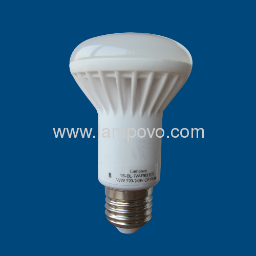 R63 E27 SMD5630 7W LED BULB