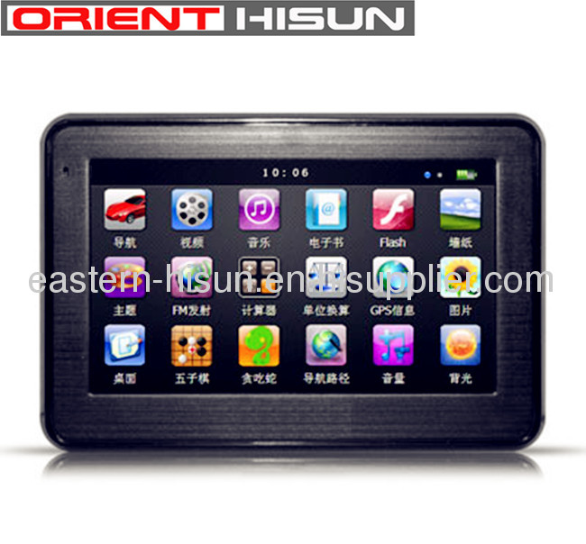 2012 New Design with High Quality G6 4.3 inch General Clarity GPS Navigators