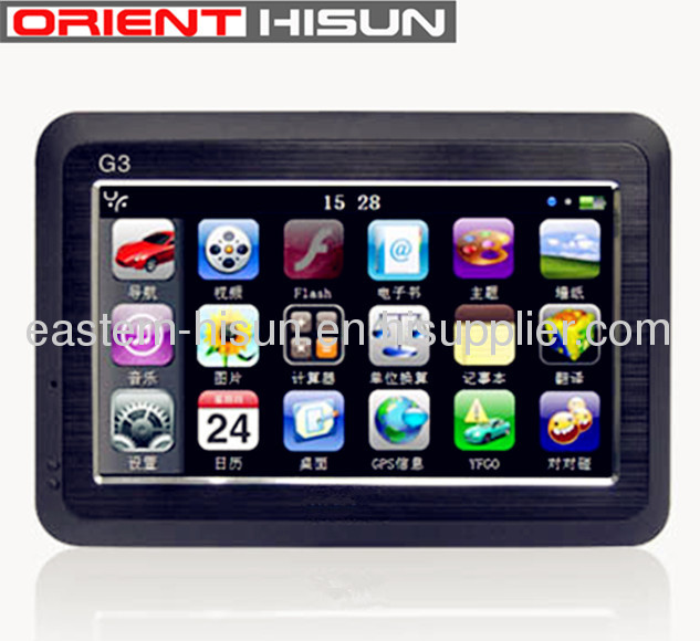 2012 New Design with High Quality G3 4.3 inch General Clarity GPS Navigators