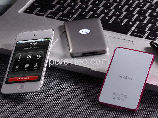 Bluetooth External Dual SIM Converter for Apple and Android, Socblue A810, A810+