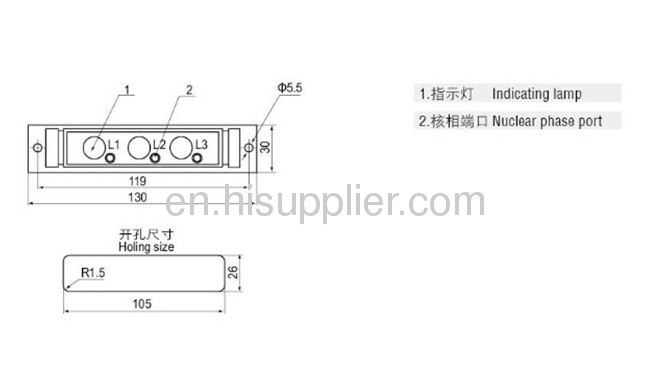 High voltage display 