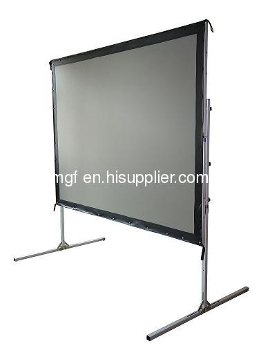 Easy fold projection screen with draper kitavailable