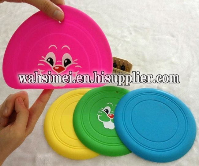 Frisbee toys for children silicone flying disc 