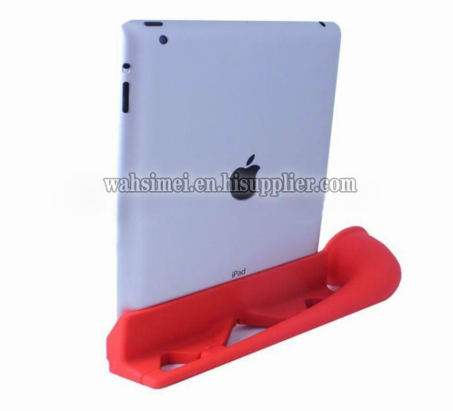 Silicone trumpet holder hot selling silicone ipad horn