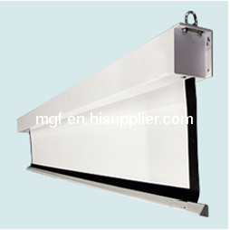 Matte white electrict projection screen 
