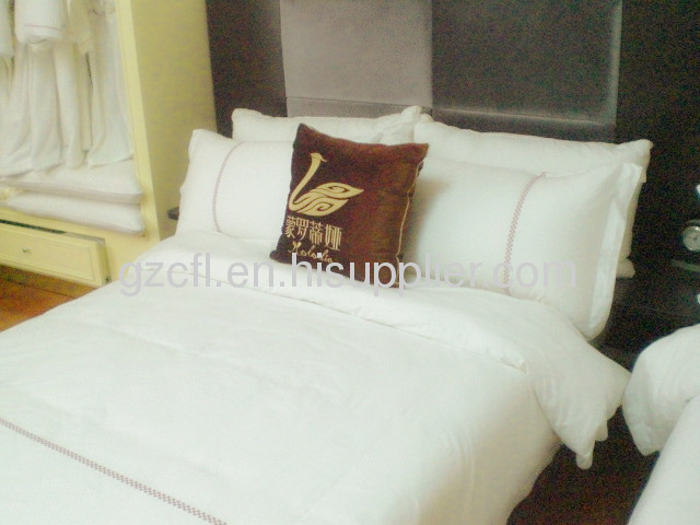 100% cotton hotel bedding set