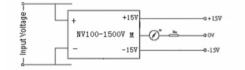 NV100-1500V Voltage Transducer 