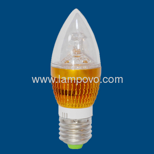 C37 E27 3*1W 4W LED CANDLE BULB