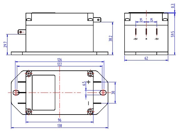 NV100-500V Voltage Transducer 