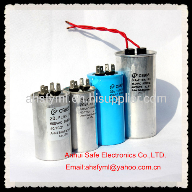 CBB65 MOTOR RUNNING CAPACITOR FOR AIR CONDITIONER