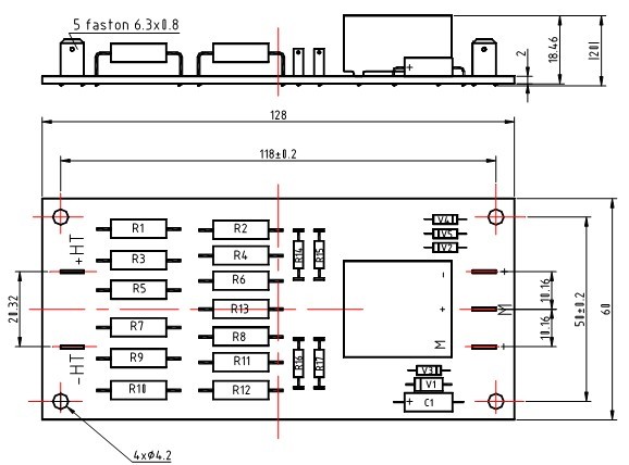 NV25-1000V Voltage Transducer 