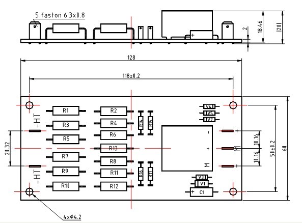 NV25-500V Voltage Transducer 