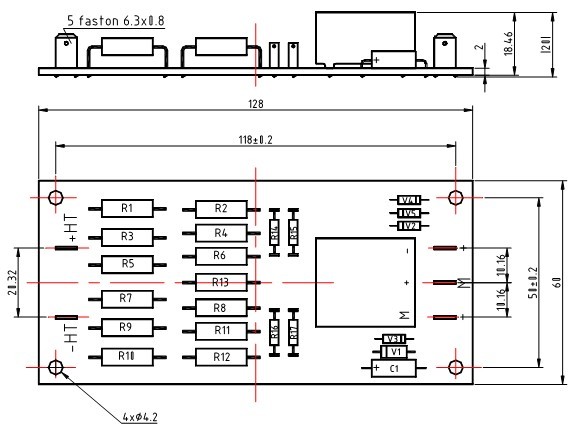 NV25-400V Voltage Transducer 