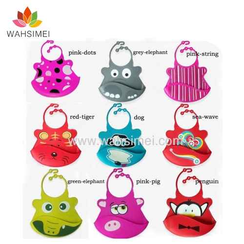 Hot Selling Silicone Baby Bibs With Different Design