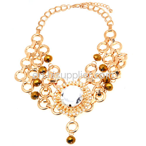 Wholesale Delicate Gold Vintage Style Choker Necklace Costume Jewelry