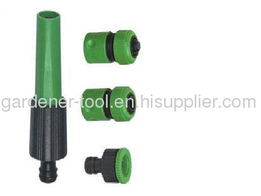 20M 1/2PVC Reinforced Garden Water Hose With 2-Function Garden Water Nozzle Set