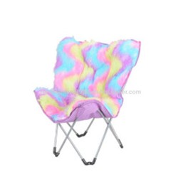 Portable Butterfly Stool with Plush