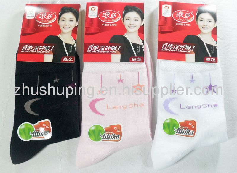 Langsha high-tech nano smelly feet female nemesis socks Description