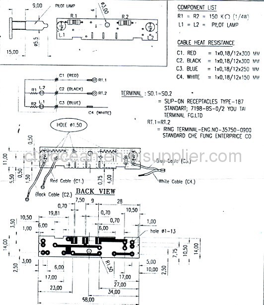 PCB ELECTRIC RICE COOKERSPARE PARTS OF RICE COOKER