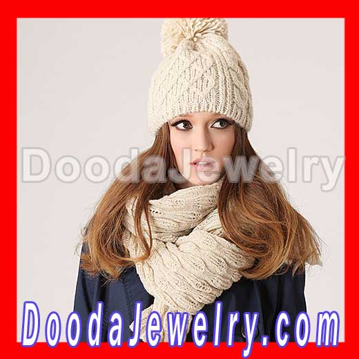 Wholesale Ladies Fashion Knitting Hat Chunky Knitted Wool Hats