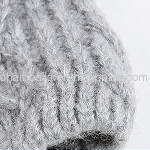 Wholesale Ladies Fashion Knitting Hat Chunky Knitted Wool Hats