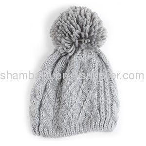 Wholesale Ladies Fashion Knitting Hat Chunky Knitted Wool Hats