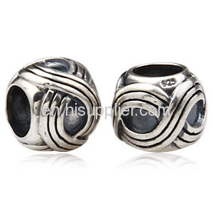 2013 New Design european 925 Sterling Silver Weave Beads For Bracelets