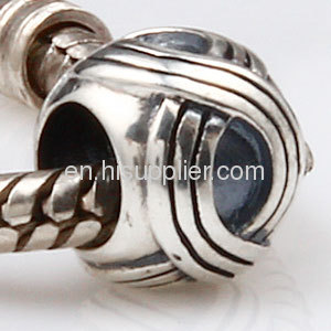 2013 New Design european 925 Sterling Silver Weave Beads For Bracelets