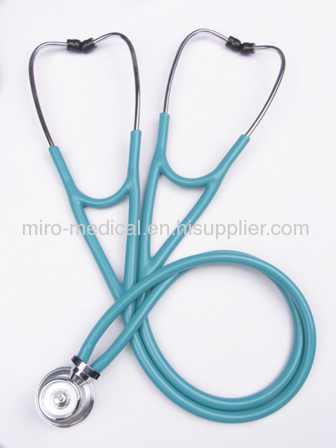 Dual head teaching stethoscope