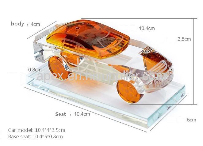 K9 Crystal car model with Perfume business gift