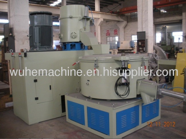 plastic PPPE film agglomerator and cooling unit 