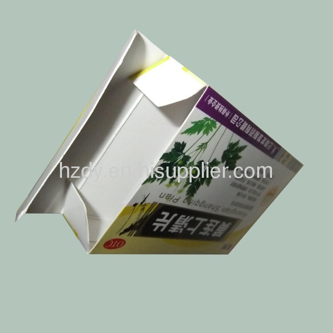 300g white card paper medicine packaging