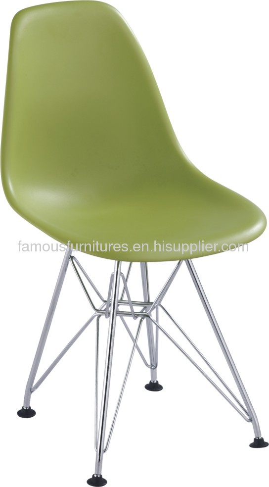 red classic wood base Eames DSR dining Chair 