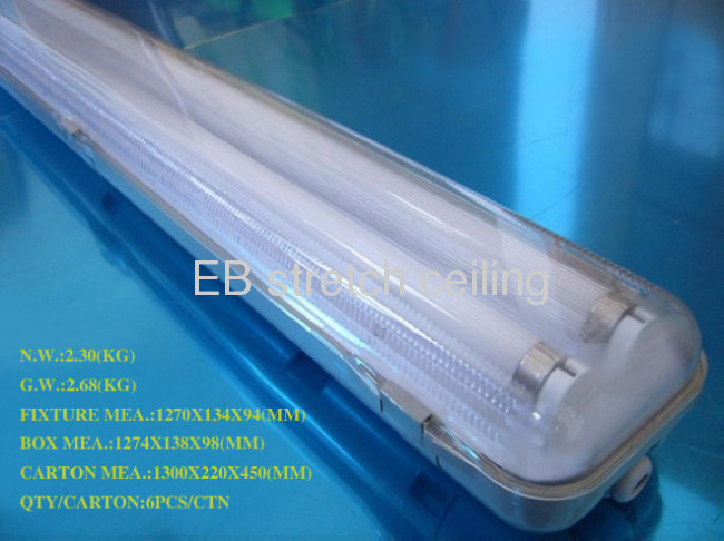 T8 2*36W IP65 waterproof fluorescent lighting