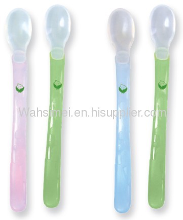 100% Safe Colourful Silicone Baby Spoons For Kids