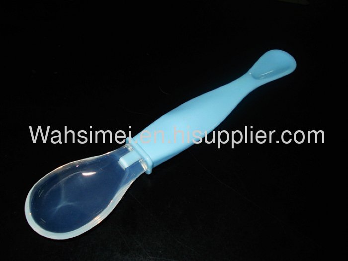 New Fashion And Cute Flexible Silicone Baby Spoons
