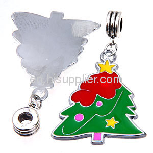 2012 Fashion Cheap Jewelry european Christmas Tree Charms Wholeslae